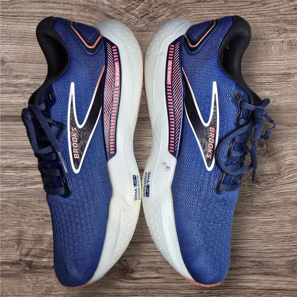 Brooks Women's Glycerin GTS 21 Running Shoes Blue, Size 10 - Picture 2 of 7